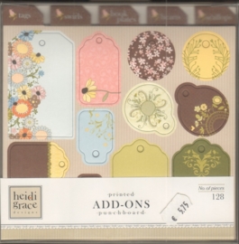 Day Dream believer Printed Add-Ons Punchboard Heidi Grace