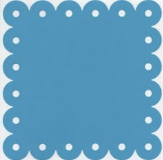 Eyelet Artesian Pool 12x12 (11,5x11,5) - Bazzill