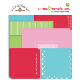 Christmas Assortment Cards & Envelopes - Doodlebug
