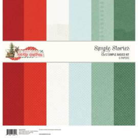 Country Christmas Simple Basics Kit 12x12 - Simple Stories