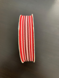 Decorative Ribbon Stripe Pink/Red #5 - Chatterbox
