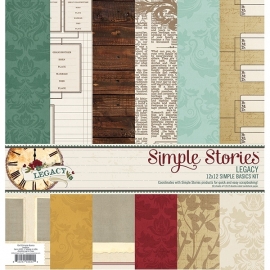 Legacy Simple Basic Kit 12x12 Simple Stories