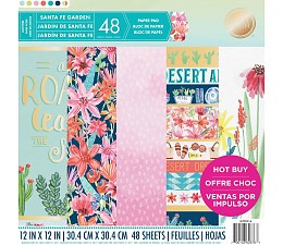 Santa Fe Garden 12x12 Paper Pad 48 sheets Craft Smith