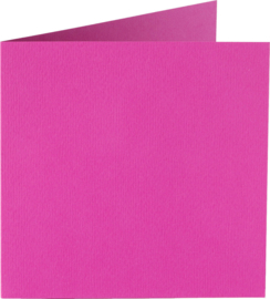 6x card double Original 132x132mm brightpink - Papicolor