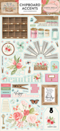 Farmhouse Market Chipboard Accents - Carta Bella