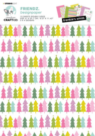 Friendz Designpaper Frenkie's Xmas - Creative Craftlab