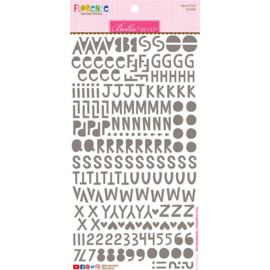 Florence Alphabet Stickers Oyster - Bella BLVD