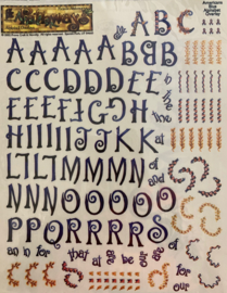 Pathways Alphabet Overlays Stickers - Provo Craft