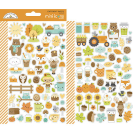 Pumpkin Spice Mini Icons - Doodlebug