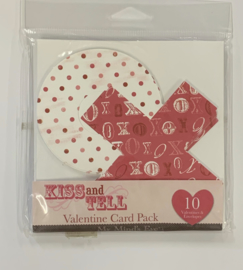 Kiss and Tell Valentine Card Pack - My Mind's Eye