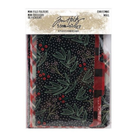 Christmas Mini File Folders - Tim Holtz Idea-Ology