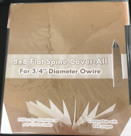 Flat Spine Cover-All 8"x8" For 3/4" Diameter Owire
