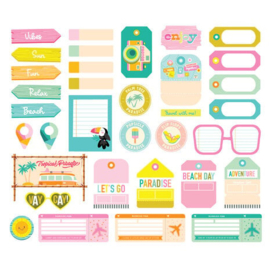 Just Beachy Journal Bits - Simple Stories