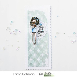 BFF Livi Girl clear Stamps - Picket Fence