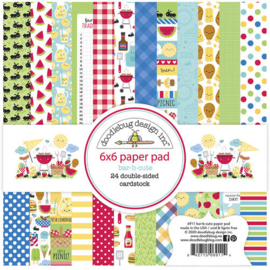 Bar-B-Cute Paper Pad 6x6 - Doodlebug