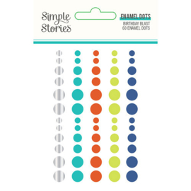 Birthday Blast Enamel Dots - Simple Stories