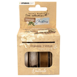 Vintage Christmas Ribbon & Cord Neutrals - Studio Light