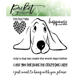 Lucky Puppy Clear Stamp - Picket Fence