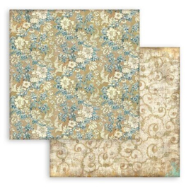 Christmas Greetings Backgrounds 12x12 Paper Pad - Stamperia