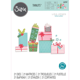 Festive Gifts Thinlits by Lisa Jones - Sizzix