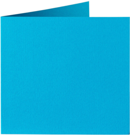 6x double card Original 132x132mm cornflower blue - Papicolor