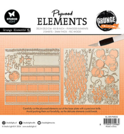 Grunge Collection Plywood Elements -Studio Light