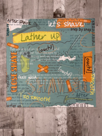 Shaving Collage - Karen Foster
