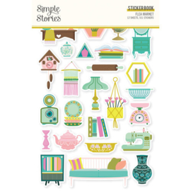 Flea Market Stickerbook - Simple Stories