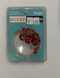 Hugz Cherry Red Ringlet - ScrapWorks
