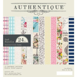 Dame 6x6 Paper Pad - Authentique