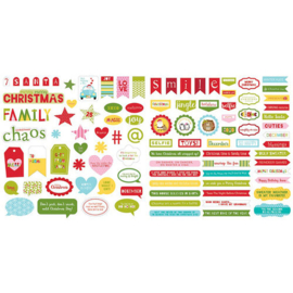 Santa Squad Ephemera Words - Bella BLVD