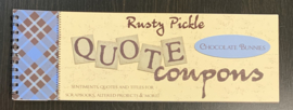 Quote Coupons Chocolate Bunnies - Rusty Pickle