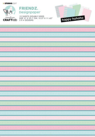 Friendz Designpaper Happy Ho Ho Ho - Creative Craftlab