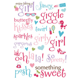 Rub-ons Something Sweet - Perfectly Posh collection - Imaginisce