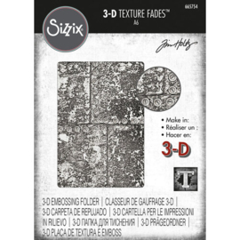 Industrious 3-D Texture Fades A6 by Tim Holtz - Sizzix