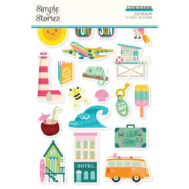 Just Beachy Stickerbook - Simple Stories