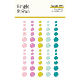 Flea Market Enamel Dots - Simple Stories