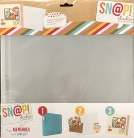 Snap Pocket Pages Design 1 12x12 - Simple Stories