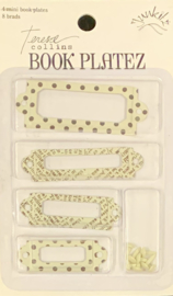 Book Plates Shabby Chic White by Teresa Collins - Junkitz