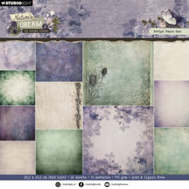 Nature's Dream 2 Design Paper Pad 8x8 -Studio Light