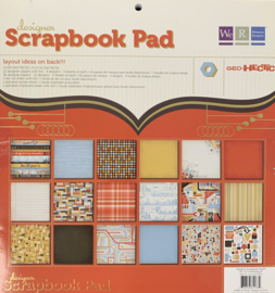 Designer Scrapbook Pad Geo-Hectic - We R Memory Keepers