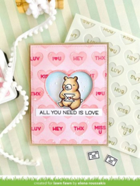 Conversation Heart Stencils - Lawn Fawn