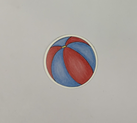 REd/Blue Beach Ball - My Mind's Eye