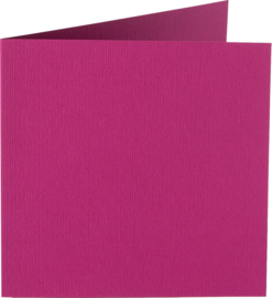 6x card double Original 132x132mm purple - Papicolor