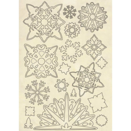 Wooden Snowflakes - Stamperia