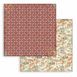 Christmas Greetings Backgrounds 12x12 Paper Pad - Stamperia