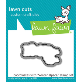 Winter Alpaca Dies - Lawn Fawn