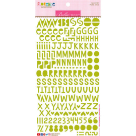 Florence Alphabet Stickers Pickle Juice - Bella BLVD
