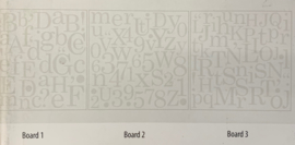 Chipboard Die-cuts Lotsa Letters 12x12 - Fancy Pants
