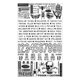 Remnant Rubs Halloween - Tim Holtz Idea-ology